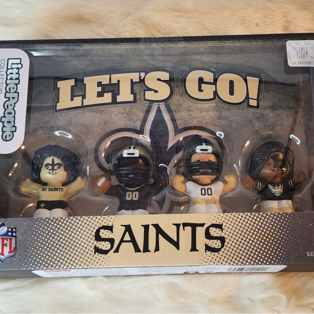 Fisher-Price Little People Saints Action Figures - Black, White, Gold